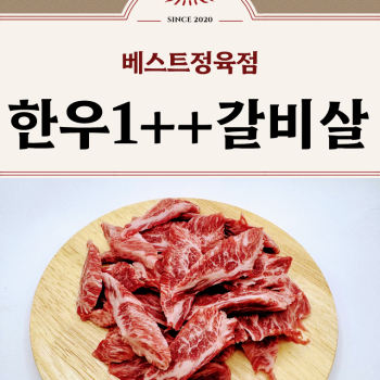 [수원베스트정육점]한우투뿔1++  갈비살300g