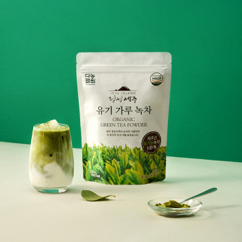 다농원 청정제주 유기가루녹차 200g + 계량스푼