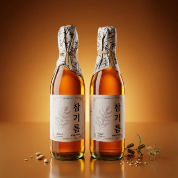 프리미엄 풍미가득 통참깨 고소한 참기름 350ml