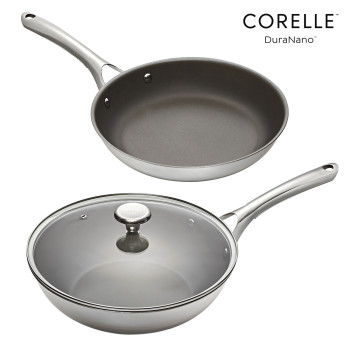 코렐 논코팅 스텐 듀라나노 프라이팬,궁중팬 세트 3종 택1
