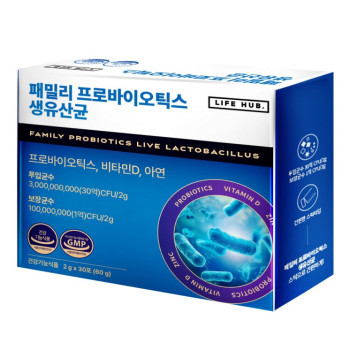 패밀리 프로바이오틱스 생유산균 1박스 1개월분