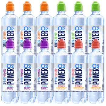 농심 파워오투500ml(오렌지레몬+애플키위+아이스베리+복숭아자몽)×3개