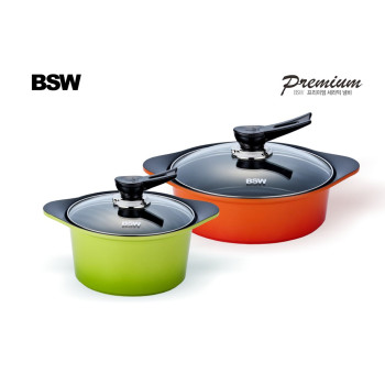 [BSW] 프리미엄 세라믹 냄비 2종세트-B형(양수20,전골24)