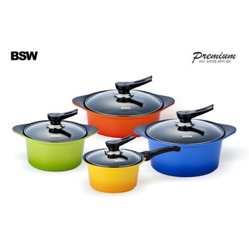 [BSW] 프리미엄 세라믹 냄비 4종세트