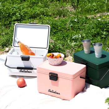 [벨리벤] 브리즈 아이스박스 12L (화이트/그린/핑크)