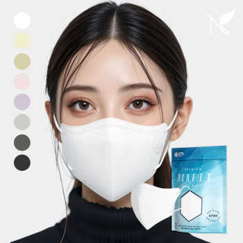 다이아핏 새부리형 KF80 황사마스크 25매입 파우치형 대형/중형/소형