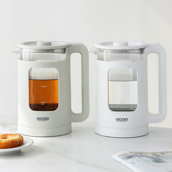 오쿠 LED 유리주전자 전기포트 1.5L 화이트,베이지 OCS-TP160G/OCS-TP170G