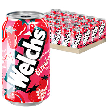 농심 웰치스 딸기캔 355ml × 24개