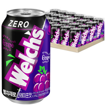 농심 웰치스 제로 포도맛 355ml × 24개