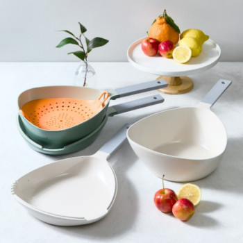 [온더온] 팬앤팟 세라믹 인덕션 프라이팬 냄비 세트(3종)