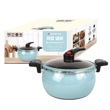 [스위칠랜드아미] IH 저압냄비_블루 5L