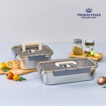 [영국 토마스풀] 304 푸드 컨테이너 2종 세트 (3.5L+3.8L)