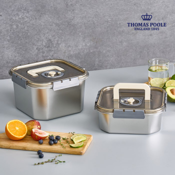 [영국 토마스풀] 304 푸드 컨테이너 2종 세트 (3.5+5.5L)
