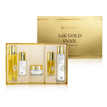 [스와니브] 24k 골드 스네일 스킨케어 5종세트