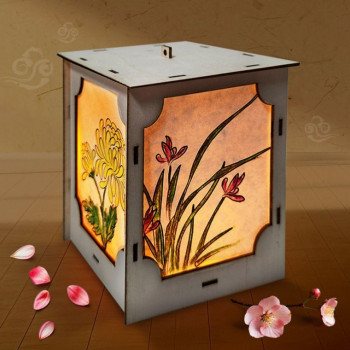 LED 전통 사군자 무드등 만들기 재료 키트