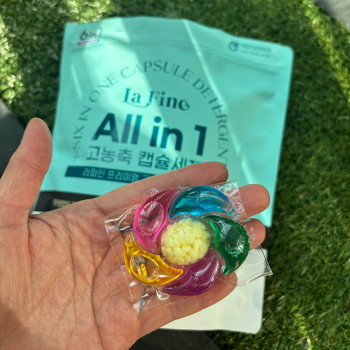 [올인원 캡슐세재] 고농축 라파인 캡슐세재 (세탁+섬유유연) /15g*30개입