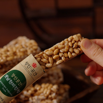 [장인곳간] 100% 국내산 쌀조청 옛날 강정 40개 보리 10개 현미 10개 쌀 10개 오란다 10개