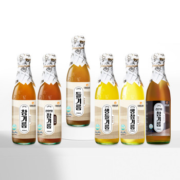 55년전통 대현상회 저온압착 참기름 들기름 생들기름 350ml / HACCP 인증 백년가게