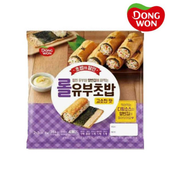 [동원] 롤유부초밥 (고소) 254g x 4개