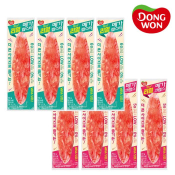 [동원] 리얼 메가 크랩스 70g 4개 + 리얼 메가 랍스터 70g 4개