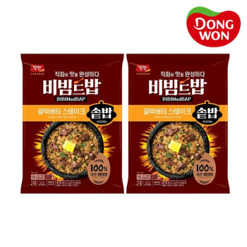 [동원] 비빔드밥 갈릭버터 스테이크 솥밥 420g x 3개