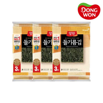 [동원] 들기름김 (5매) x 9봉 (3X3)