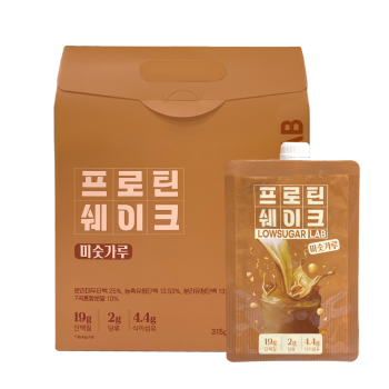 [로우슈가랩] 프로틴 쉐이크 미숫가루맛 45g x 7포