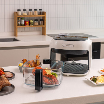[일리] 에어글라스 프로7 스팀 에어프라이어 (7L) KOR-SGAF25701