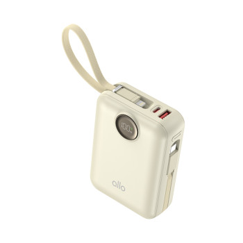 [알로코리아] 대용량 일체형 미니 고속충전 보조배터리 2008PD [20000mAh]