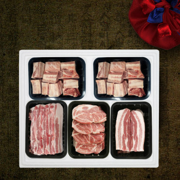 [국내산 한돈선물세트] 국내산 한돈(韓豚) VIP 선물세트 1.8kg~3kg 한우지애