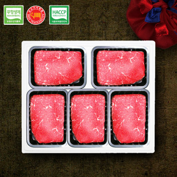 (1등급) [무항생제 한우선물세트] 한우지애 불고기선물세트 1.5kg~2.5kg