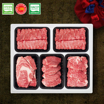 (1+등급) [무항생제 한우선물세트] 한우 일품 선물세트 1.2kg ~ 2kg 한우지애