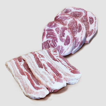 [신흥미트] 국내산 냉장 삼겹살500g+목살500g