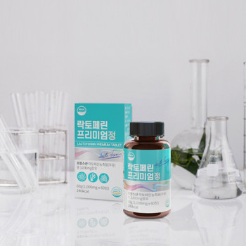 웰리즈 프랑스산 락토페린 프리미엄 정 1,000mg*60캡슐(60g), 1개