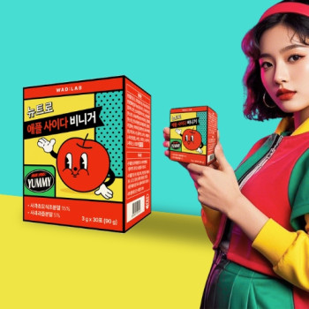와드랩 뉴트로 애플사이다비니거 3g*30포(90g),1개