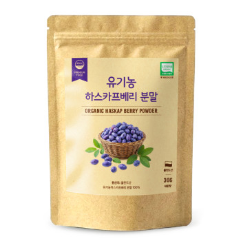 [웰리즈]유기농 하스카프베리 분말 30g, 1개