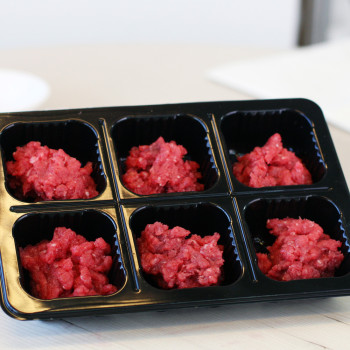 [무항생제] 한우 안심 이유식 냉장 다짐육(6구트레이) 1등급이상 / 2등급 200g~300g 한우지애