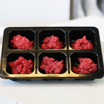 [무항생제] 한우 이유식 냉장 다짐육(6구트레이) 1등급이상 / 2등급 200g~600g 한우지애