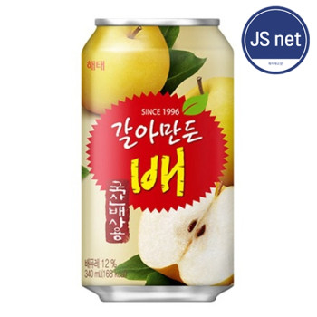 해태 갈아만든배 캔 340ml 24개입