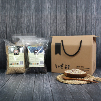 홍성농부의 쌀 잡곡 산수 선물세트 4kg 직접도정