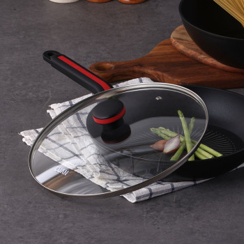 [쿠안] 레이디블랙 유리뚜껑28cm