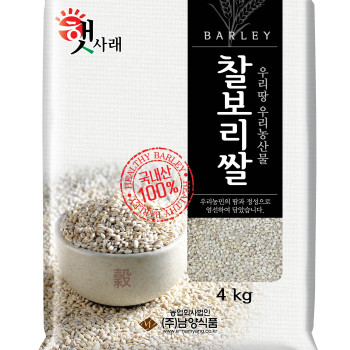 [햇사래]남양농업 찰보리쌀 4kg
