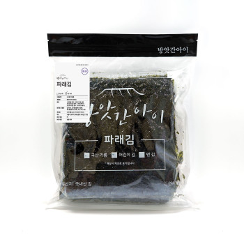 [방앗간아이] 무료배송 맞춤조미 참기름 들기름만 발라 맛있는 즉석구이김 100매