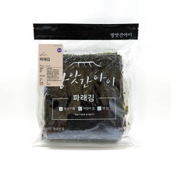 [방앗간아이] 무료배송 맞춤조미 직접짠 국산 참기름 들기름만 바른 즉석구이김 100매