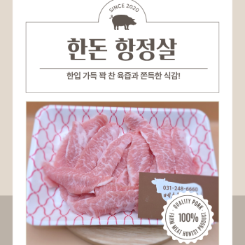 (농할) [베스트정육점]국내산 한돈 항정살 구이용200g/400g