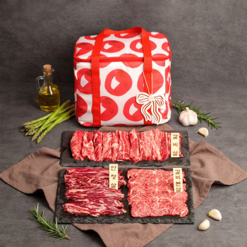 [정립한우][인기부위] 안창살 포함 갈비살 4종 황금조합 세트 800g 선물세트