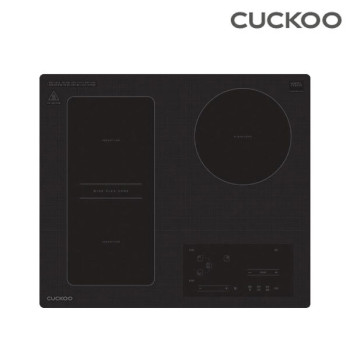 [쿠쿠] 3구 하이라이트 인덕션레인지(2구IH+1구HL) 블랙 CIHR-D303FB