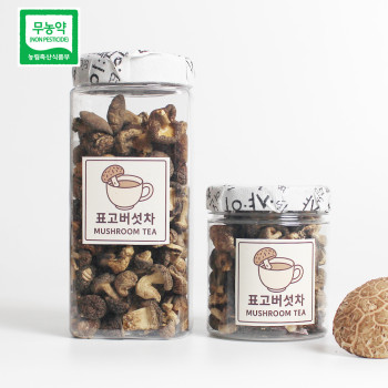 예산청년농부의 국내산 무농약 건표고버섯차 60g / 150g