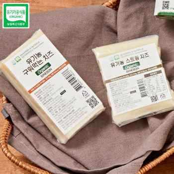 철원목장 수제 유기농 구워먹는 할로미치즈 100g x 2ea 외 당일새벽착유 1A등급원유 유기가공식품인증