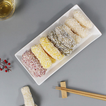 충남 예산 삽다리한과 수제 사색유과 320g / 480g (찹쌀,쑥,치자,아로니아유과)